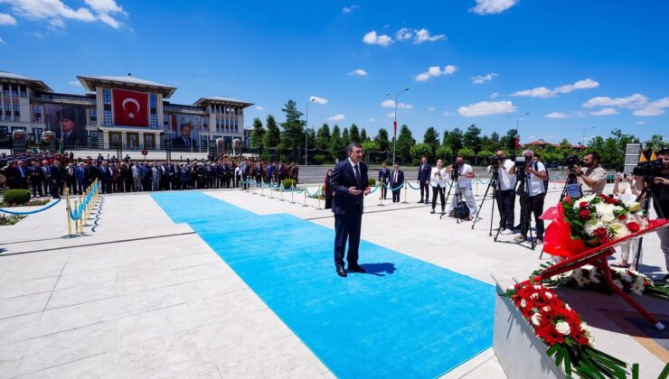 15 Temmuz Demokrasi ve Milli Birlik Günü’nde Cumhurbaşkanlığı Külliyesi’nde anma töreni