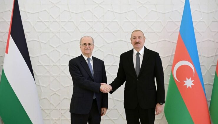 Azerbaycan Cumhurbaşkanı Aliyev, Filistin Başbakanı Mustafa’yı kabul etti