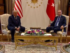 Beştepe’deki görüşme başladı! Cumhurbaşkanı Erdoğan ve Trump’tan ilk sözler
