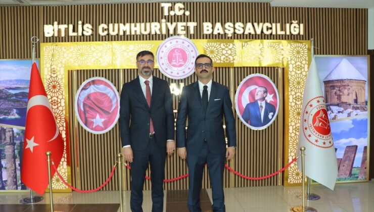 Bitlis Cumhuriyet Başsavcısı Kandemir’e hayırlı olsun ziyareti