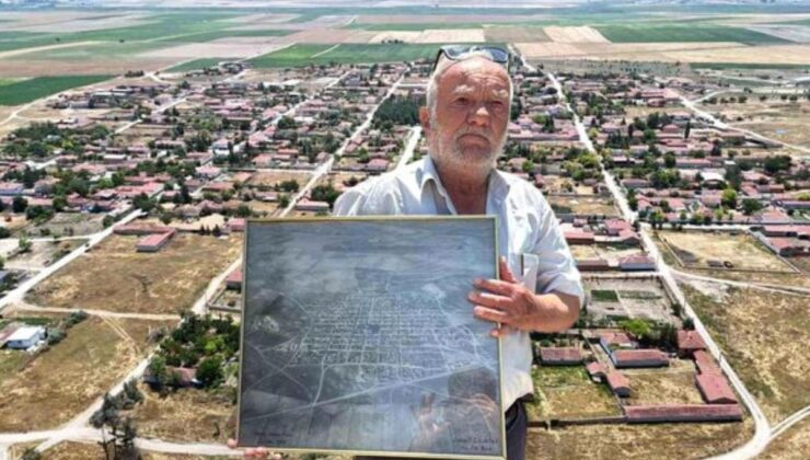 Bu köyde çıkmaz sokak yok! Adeta cetvelle çizilmiş gibi