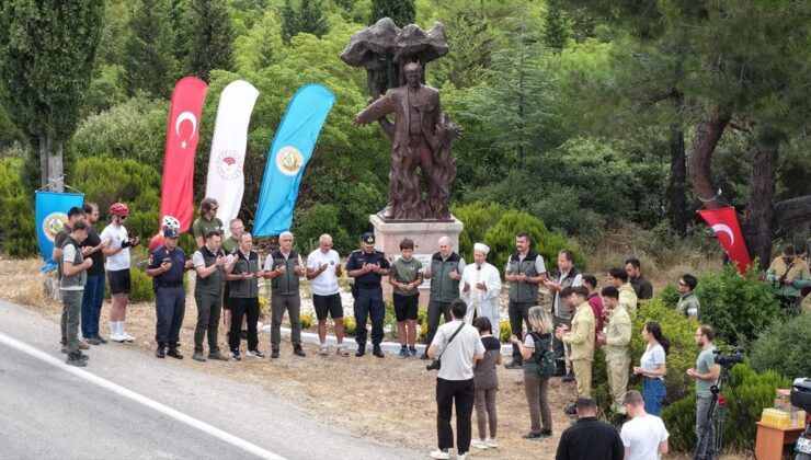 Çanakkale’de orman yangını şehidi Orman Bölge Müdürü Talat Göktepe anıldı