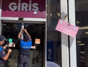 Dev market zincirine ikinci şok! Aynı şube yeniden mühürlendi