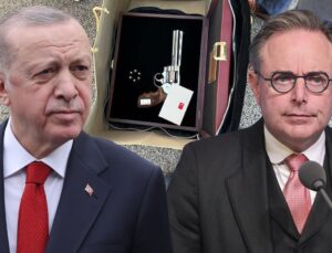 Erdoğan’ın hediyesini ülkesine gidince açtı, ortalık fena karıştı