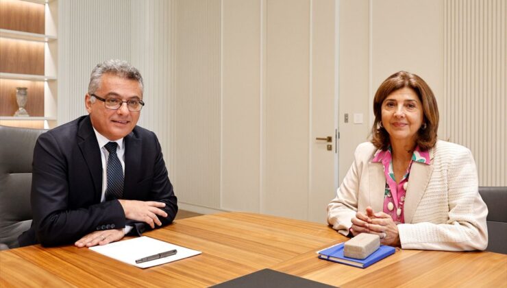Erhürman, BM Temsilcisi Cuellar’ı kabul etti