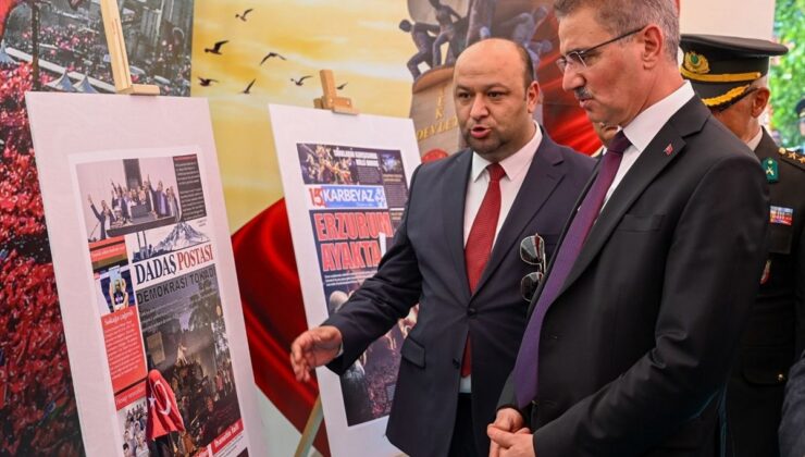 Erzurum’da 15 Temmuz Demokrasi Çadırı Açıldı