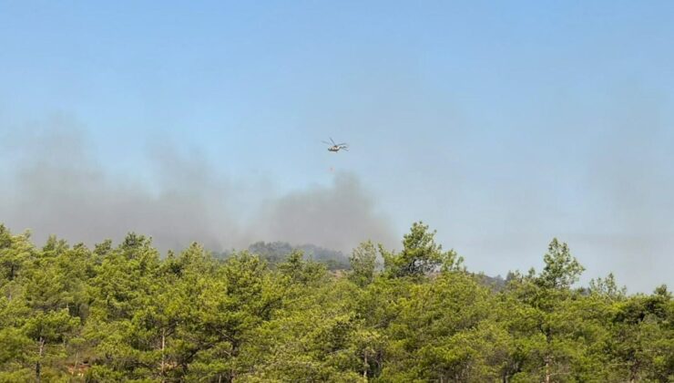 Fethiye’deki orman yangınının enerjisi düşürüldü