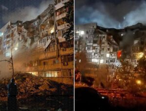Gece yarısı Kiev’e füze yağdı! 3 kişi öldü, 7 kişi yaralandı