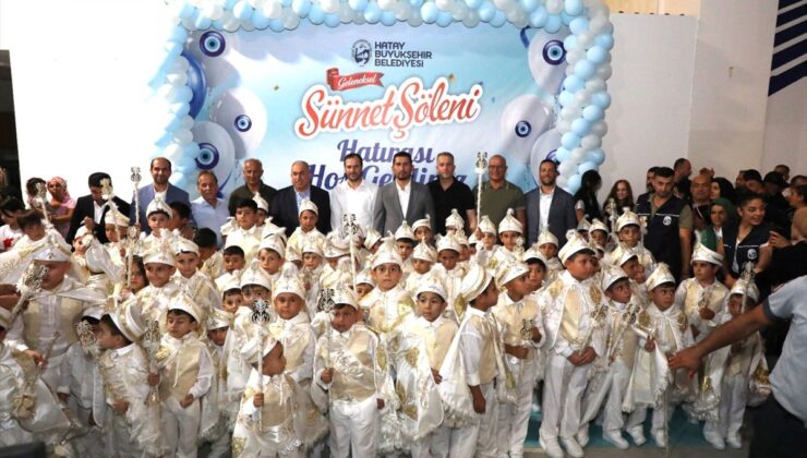 Hatay’da 176 çocuk için sünnet şöleni
