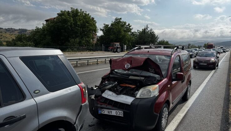 Havza’da zincirleme kaza: 1 yaralı