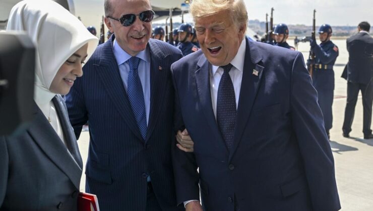 İngilizler, Trump-Erdoğan görüntülerindeki detayı es geçmedi! Dünyaya böyle servis ettiler