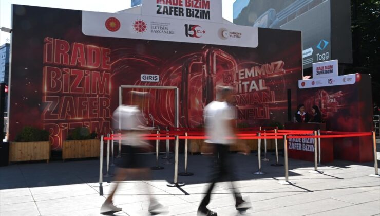 “İrade Bizim, Zafer Bizim” dijital zaman tüneli ziyarete açıldı
