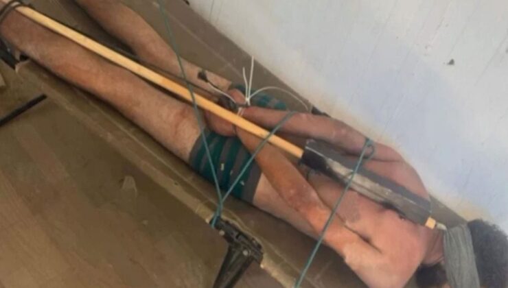 İsrail askeri Filistinli esire işkence yaptı, fotoğrafını "Günaydın" notuyla paylaştı