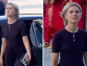 İzlanda Başbakanı Frostadottir, gözlerini Cumhurbaşkanlığı Külliyesi’nden alamadı