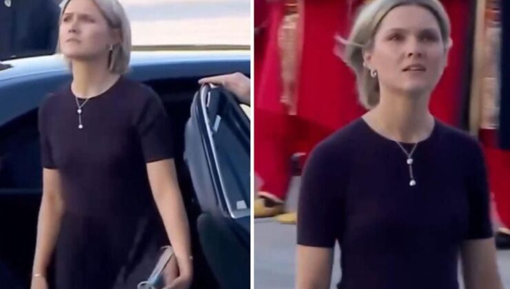 İzlanda Başbakanı Frostadottir, gözlerini Cumhurbaşkanlığı Külliyesi’nden alamadı