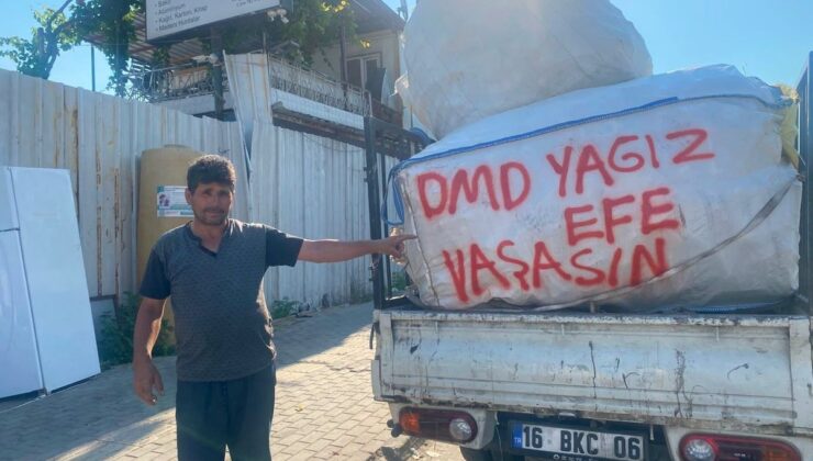 Kağıt toplayıcılarından DMD hastası Yağız Efe’ye anlamlı destek