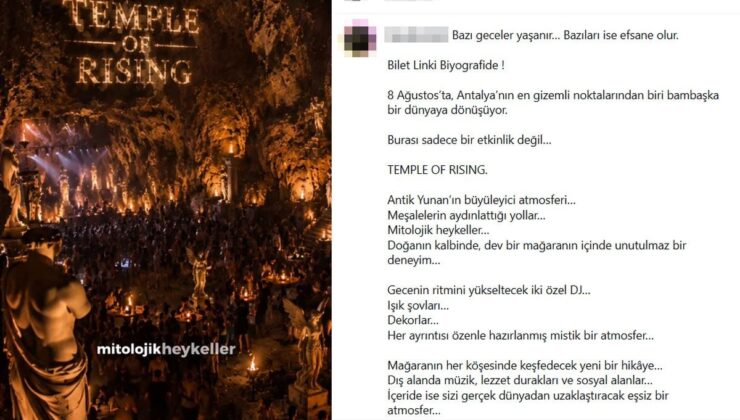 Karataş Marağası’nda ‘Antik Yunan’ temalı parti