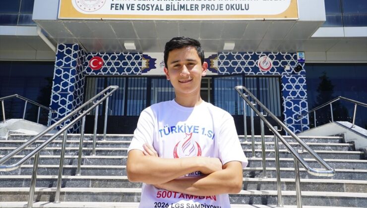 LGS’de tam puan alan Emir Kağan Çakır hedeflerini açıkladı