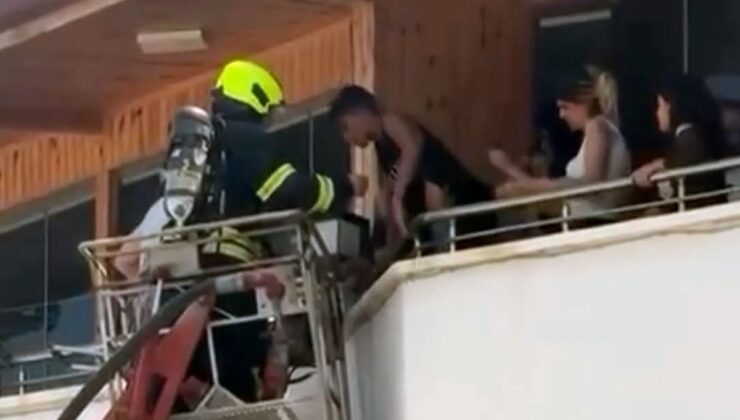 Mersin’de Otel Yangını: 9 Kişi Kurtarıldı
