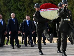 NATO heyeti Anıtkabir’i ziyaret etti