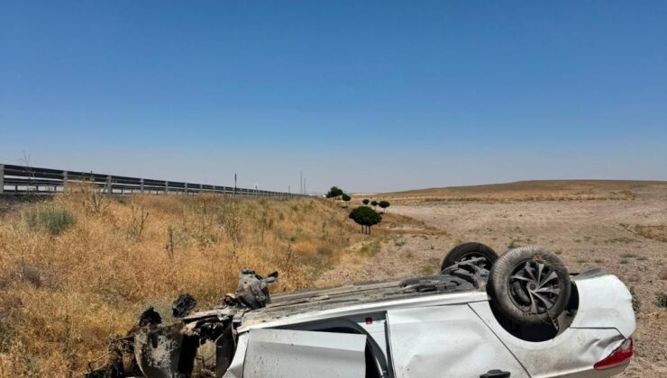 Otomobil, takla attı: 5 yaralı