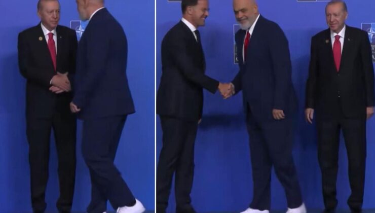 Rama fotoğraf çekimine spor ayakkabıyla katıldı, Erdoğan’ın bakışları dikkatlerden kaçmadı
