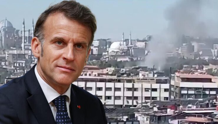 Şam’da Fransa Cumhurbaşkanı Macron’un kaldığı otelin yakınında patlama