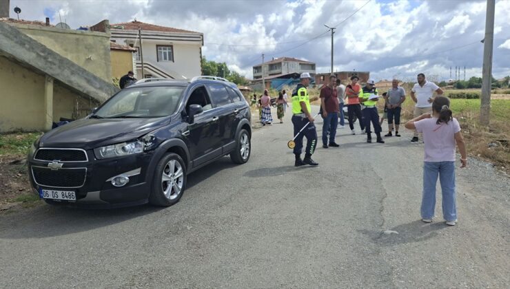 Samsun’da SUV tipi araçla çarpışan motosikletin sürücüsü yaralandı