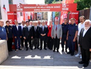 Sinop’ta 15 Temmuz Anma Merkezi Açıldı