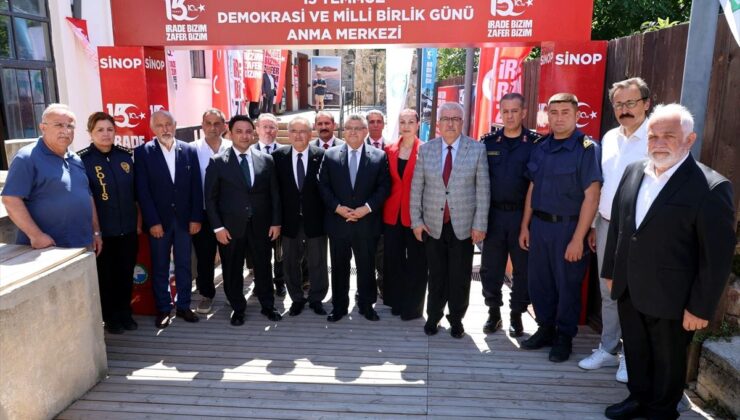 Sinop’ta 15 Temmuz Anma Merkezi Açıldı