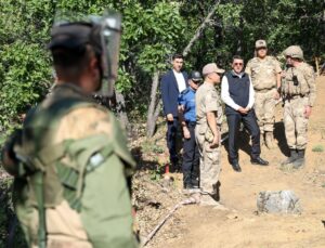 Tunceli Valisi Şefik Aygöl, mayın temizleme çalışmalarını inceledi Açıklaması