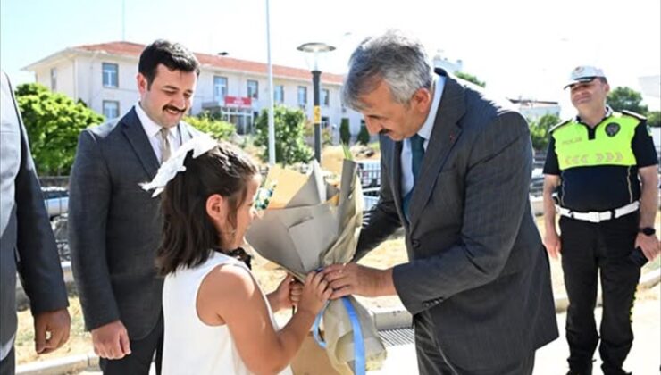 Vali Sezer’den Enez Kaymakamı Fırat’a ziyaret