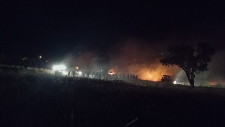 Yozgat’ta 100 dönüm hububat kül oldu