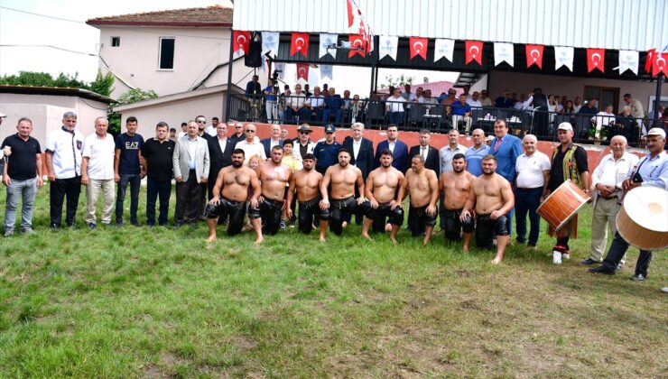 101. Oğuzlu Yağlı Güreşleri’nde Başpehlivan Serhat Elvan