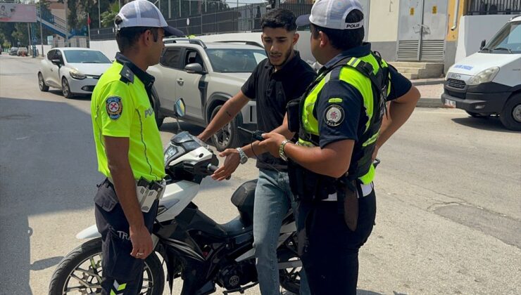 Adana’da motosiklet denetimi: 41 sürücüye ceza