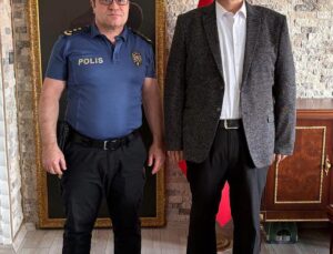 AK Parti Beypazarı’ndan Emniyet Müdürü Tufan’a Hayırlı Olsun Ziyareti