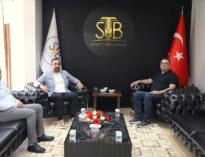 ALDER Başkanı Güzel, Sivas Ticaret Borsası Başkanı Karakaya’yı Ziyaret Etti