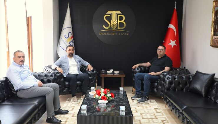 ALDER Başkanı Güzel, Sivas Ticaret Borsası Başkanı Karakaya’yı Ziyaret Etti