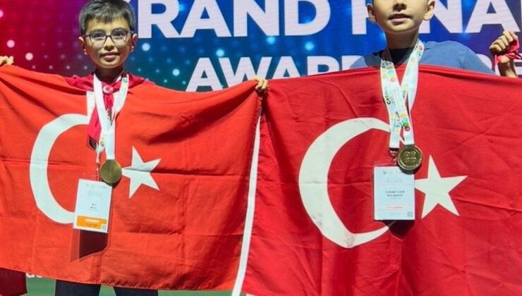 Ali ve Sidar, STEM Olimpiyatları’nda matematikte dünya şampiyonu oldu