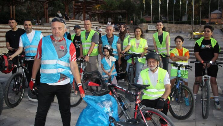 Amasya’da Sağlıklı Yaşam ve Geri Dönüşüm İçin Bisiklet Turu