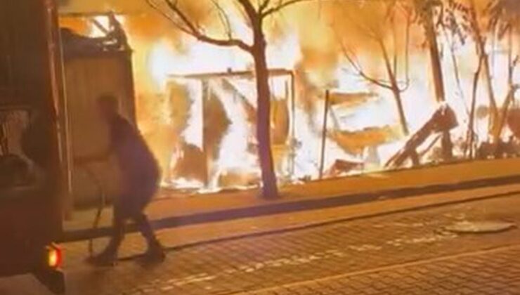 Avcılar’da TIR Parkında Yangın: 5 Araç Kullanılamaz Hale Geldi