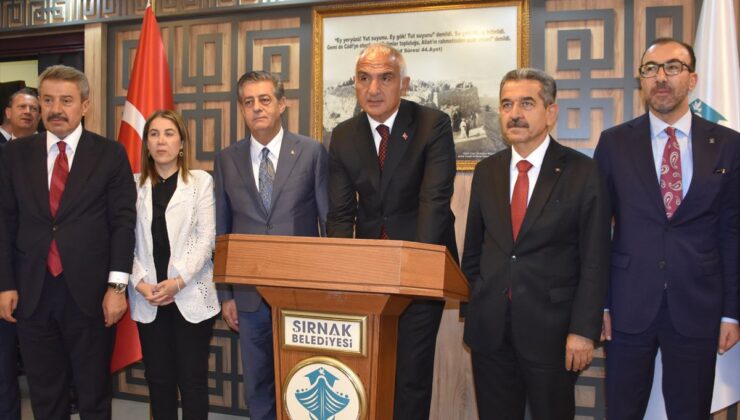 Bakan Ersoy Şırnak’ta Ziyaretlerde Bulundu