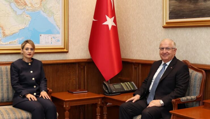 Bakan Güler, Kişinev Büyükelçisi Nazmiye Başaran’ı kabul etti