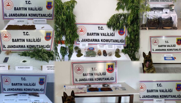 Bartın’da uyuşturucu operasyonu: 16 gözaltı