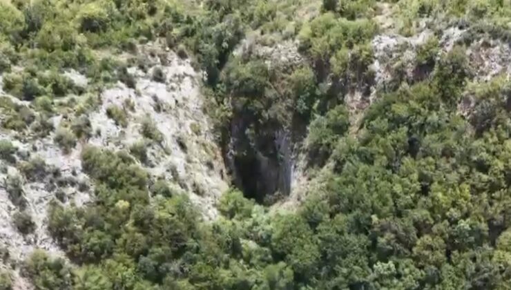 Bartın’daki 147 Metrelik Kadı Harmanı Kokurdanı Dronla Görüntülendi