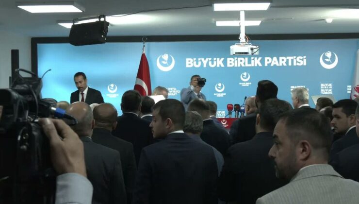 BBP Genel Başkanı Destici: “Hiçbir terör örgütü mensubunun affedilmesi kabul edilemez”
