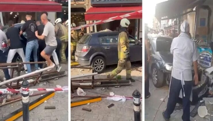 Beykoz’da otomobil yayaların arasına daldı: Yaralılar var