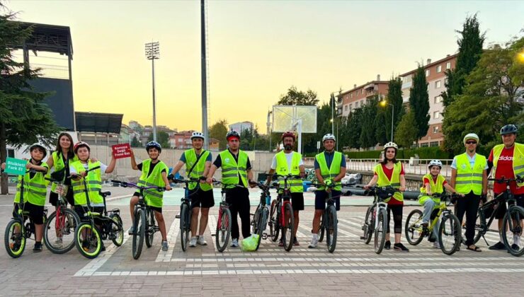 Bilecik’te Temiz Nefes İçin Pedal Çevirdiler