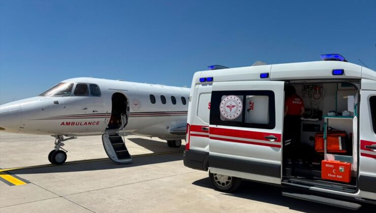 Bingöl’deki 4 Aylık Bebek Ambulans Uçakla Ankara’ya Sevk Edildi
