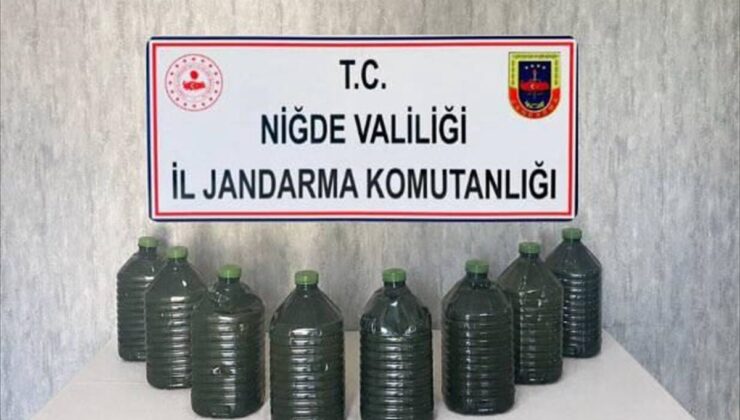 Bor’da 40 Litre Etil Alkol Operasyonu